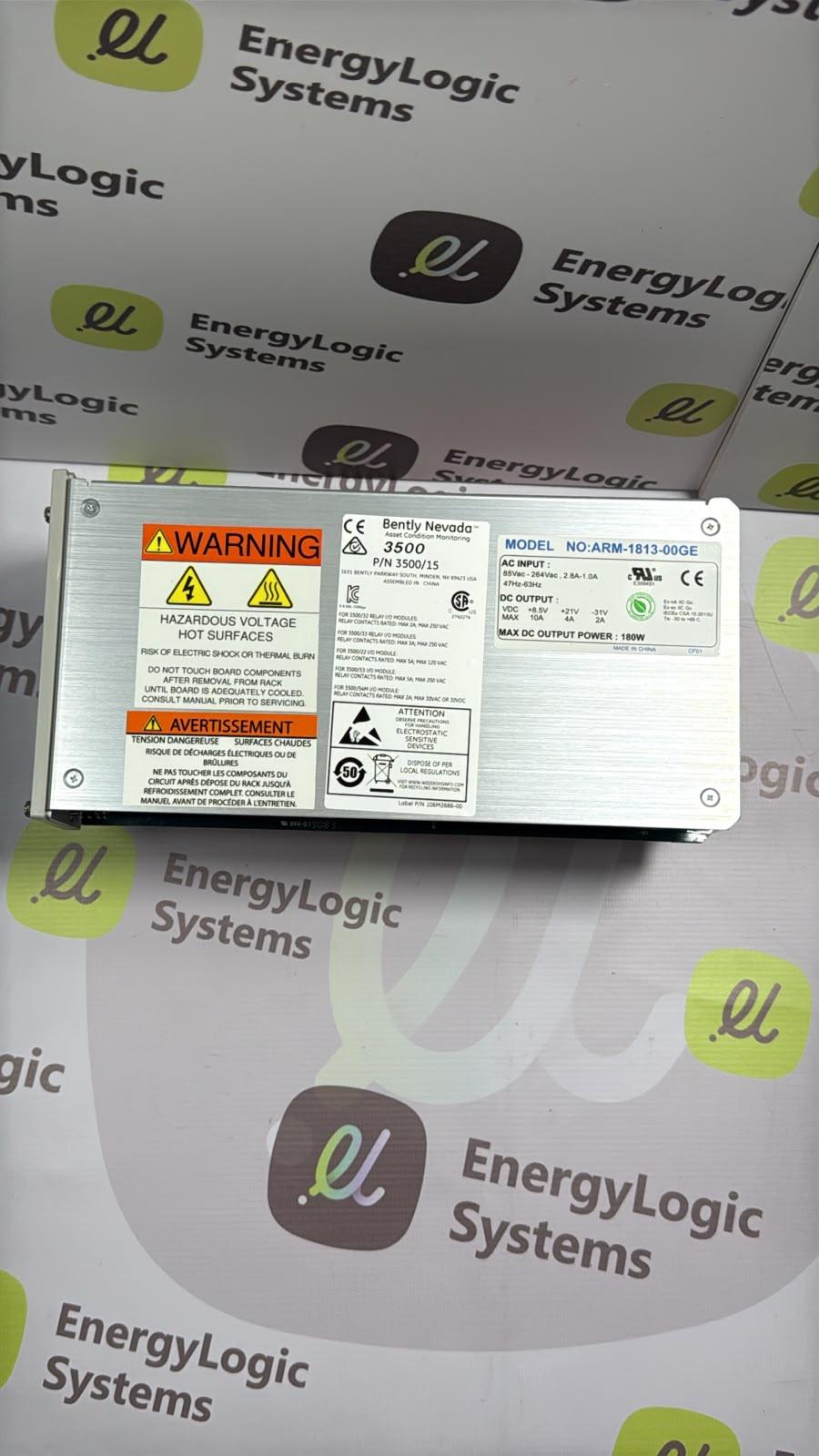 Bently Nevada 3500/15 AC Power Supply Module – 106M1079-01 — photo 3